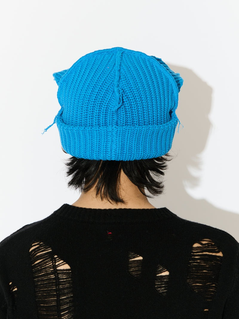 【Charles Jeffrey Loverboy - チャールズ ジェフリー ラバーボーイ】CHUNKY EARS BEANIE / BLUE (ビーニー/ブルー)