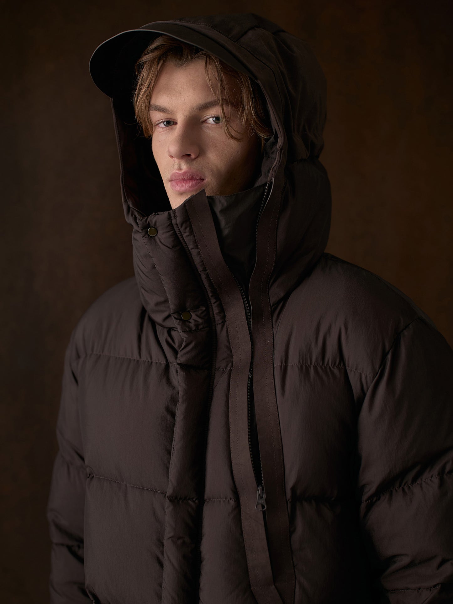 【Ten c- テンシー】ANTARCTIC COMBO DOWN PARKA / TURKISH COFFEE(アウター/ターキッシュコーヒー)