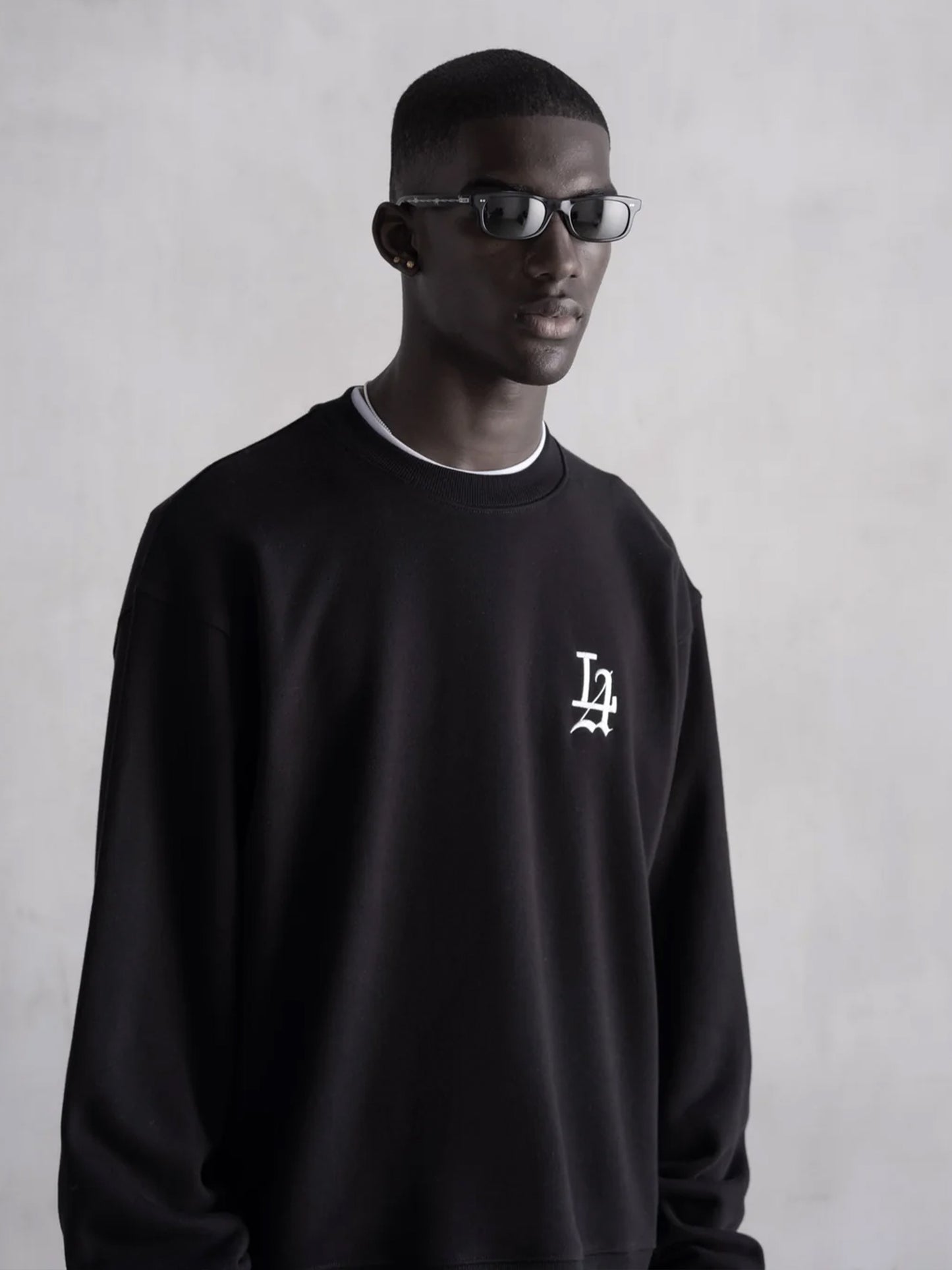 【STAMPD - スタンプド】LA 001 CREWNECK / BLACK (スウェットシャツ/ブラック)