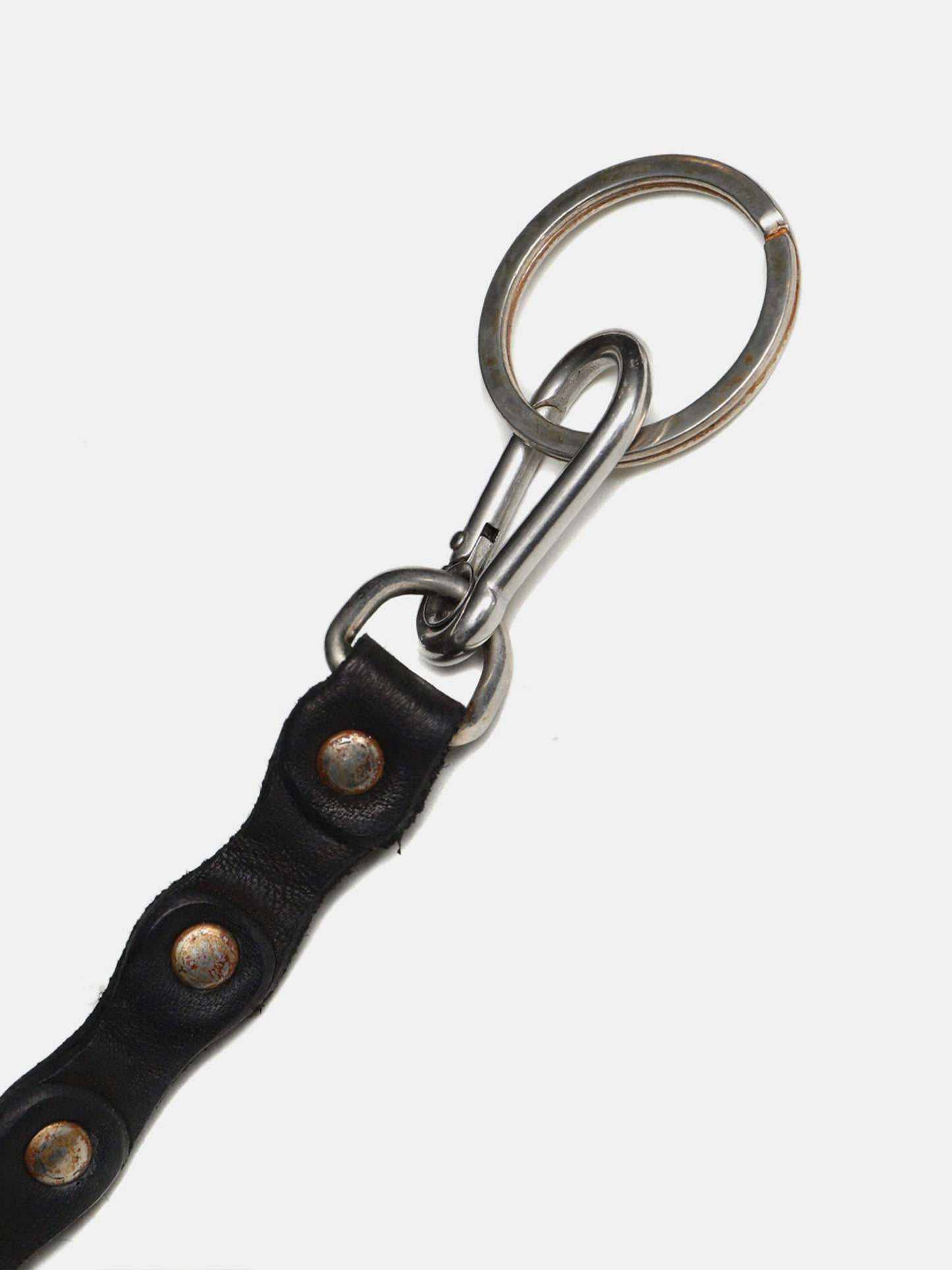 【GUIDI - グイディ】"HB03" KEY CHAIN / SOFT HORSE FULL GRAIN(キーチェーン/ブラック)