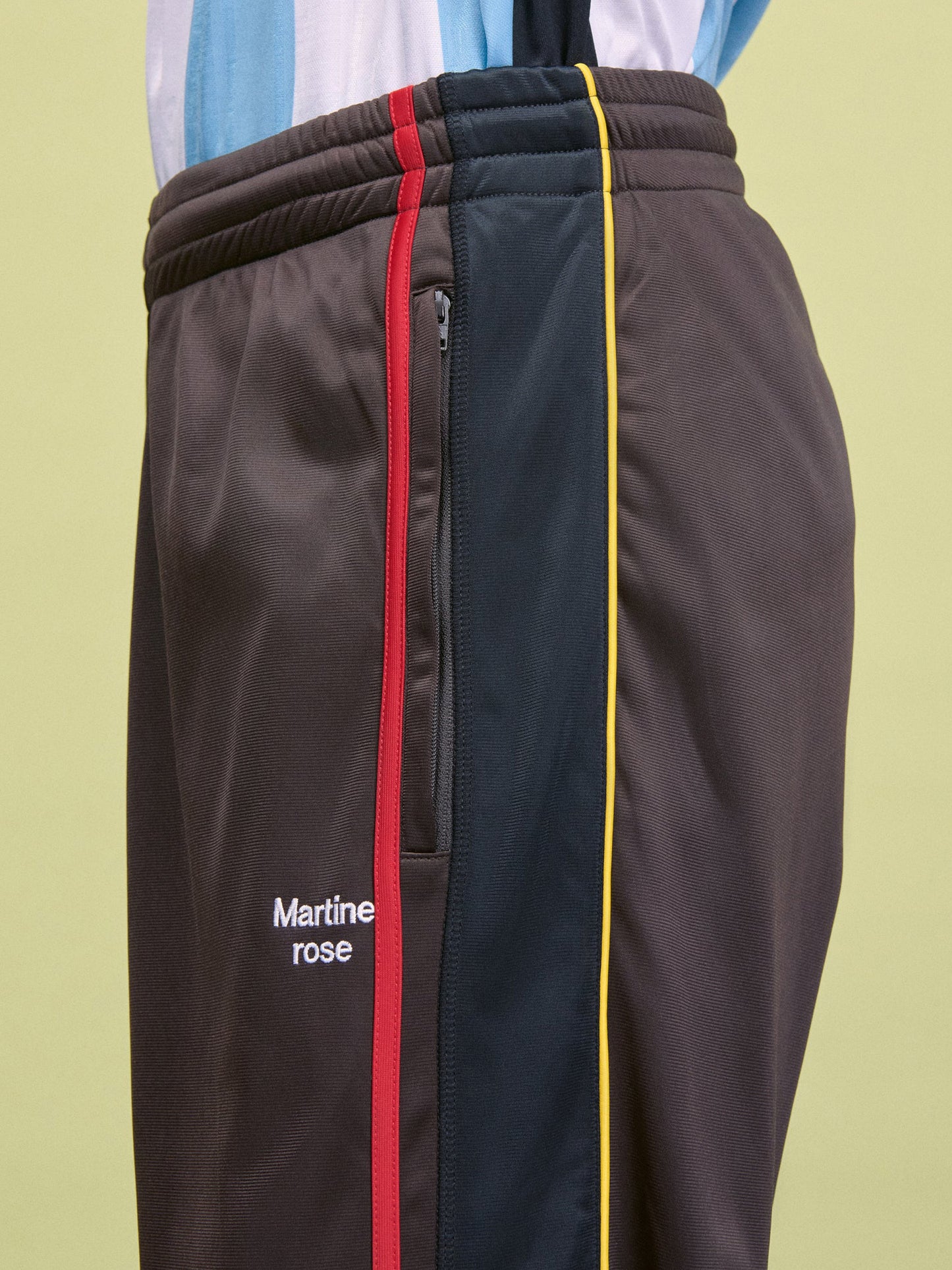 【Martine Rose - マーティンローズ】WIDE LEG TRACKPANT / BROWN (トラックパンツ/ブラウン)