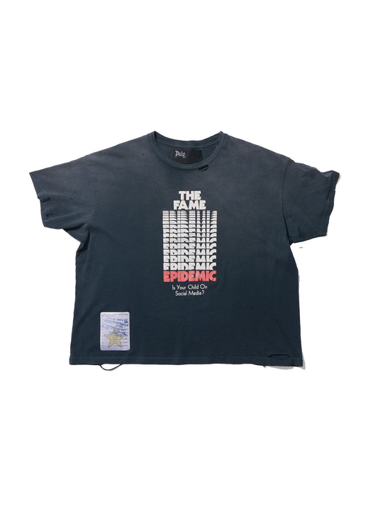 【PALY HOLLYWOOD - パリーハリウッド】Fame Epidemic Tee / Black(Tシャツ/ブラック)