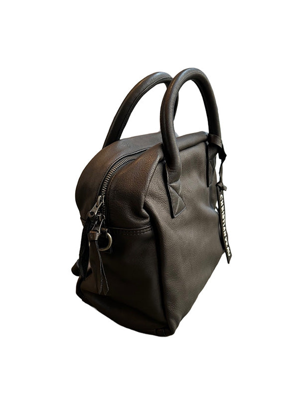 【Christian Peau - クリスチャンポー】06456-1 CP with shoulder "Cow Leather"/ BLACK(バッグ/ブラック)