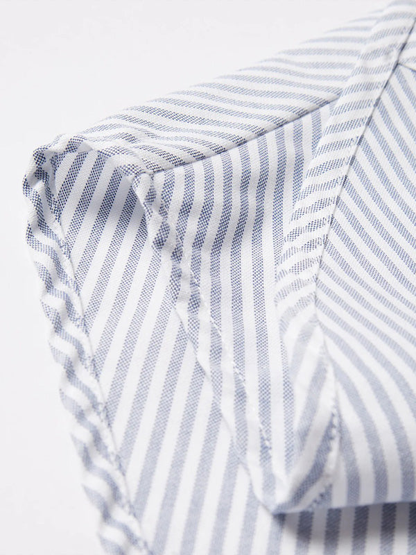 【by Parra - バイパラ】HORIZONTICALED SHIRT / BLUE (シャツ/ブルー)