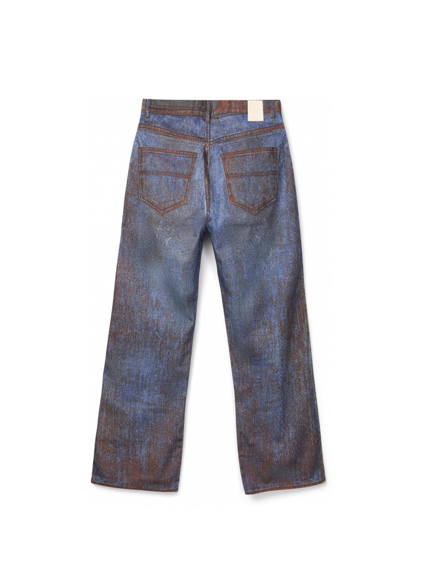 【CAMPER LAB - カンペールラボ】PAINT PRINT DENIM JEANS / TERRACOTTA-BLUE DENIM (デニム/テラコッタブルー)
