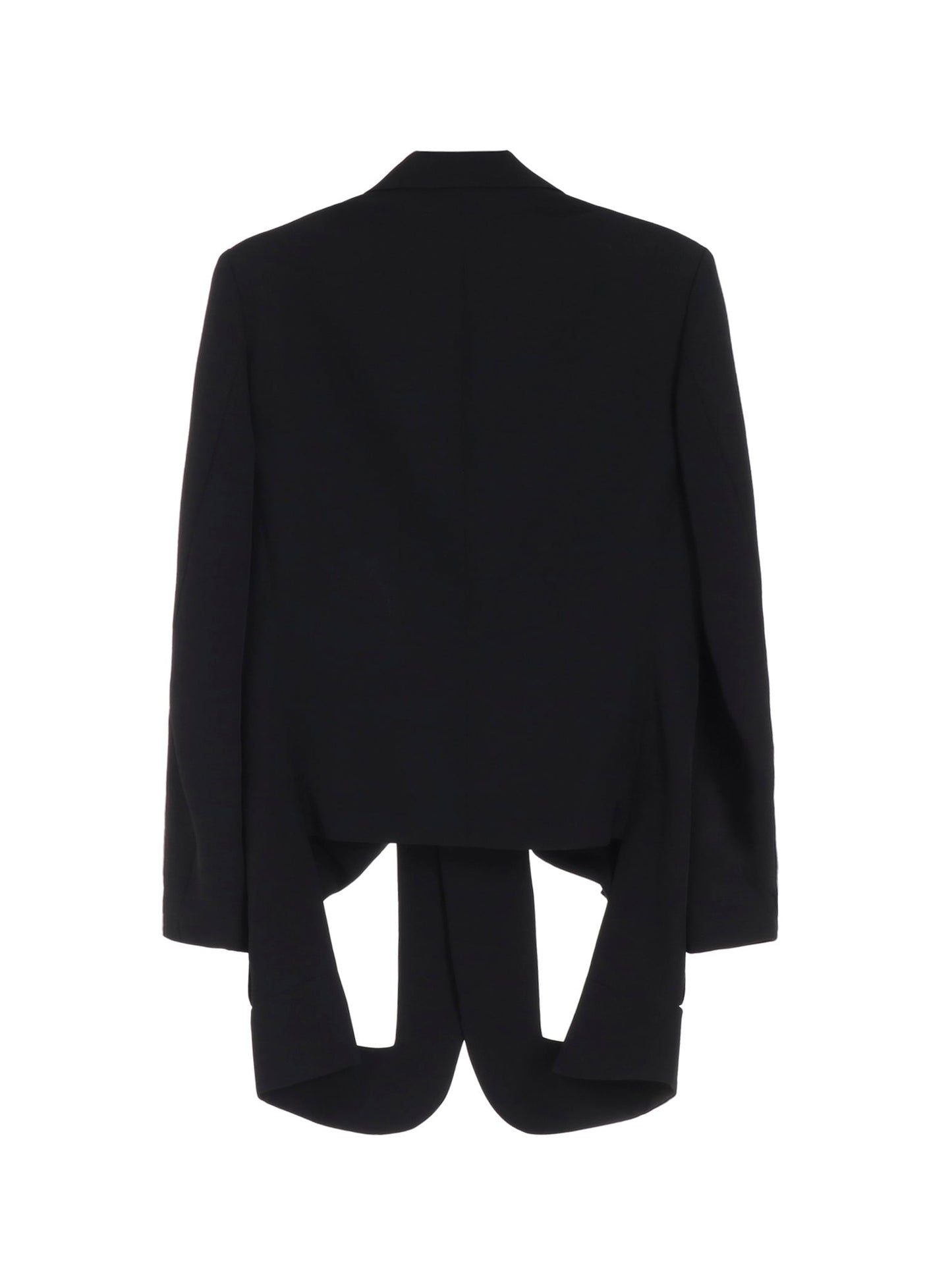【Yohji Yamamoto POUR HOMME - ヨウジヤマモト プールオム】WOOL GABARDINE DIAGONAL BUTTON JACKET(ジャケット)