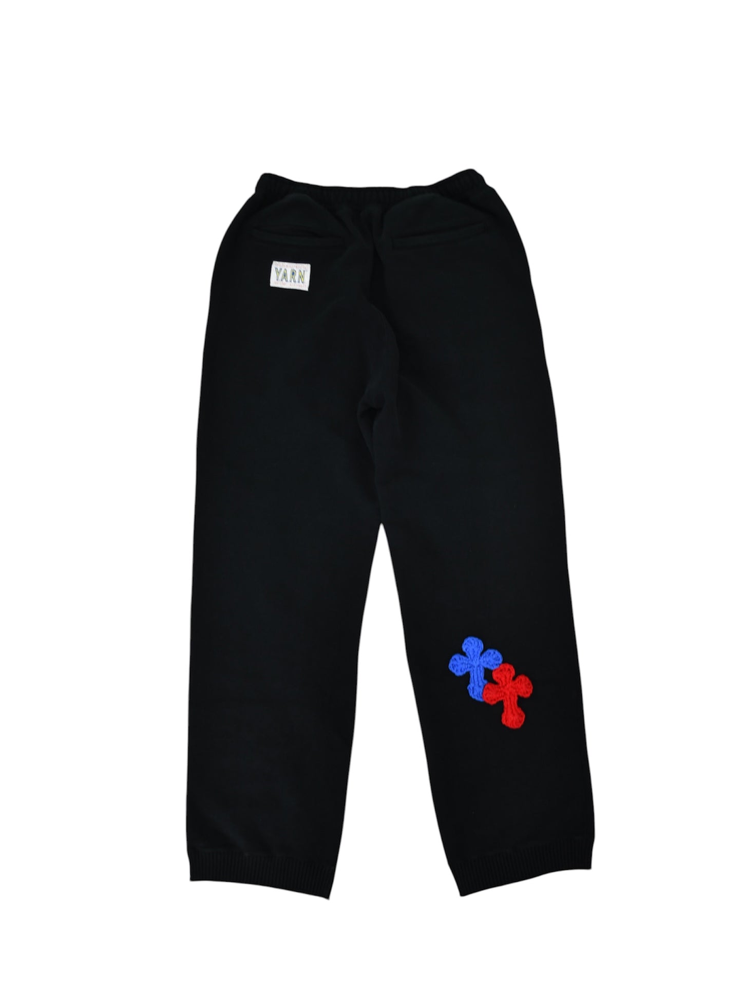 【Perfect ribs® × Y.A.R.N.】Straight Wide Pants (スウェットパンツ/ブラック)