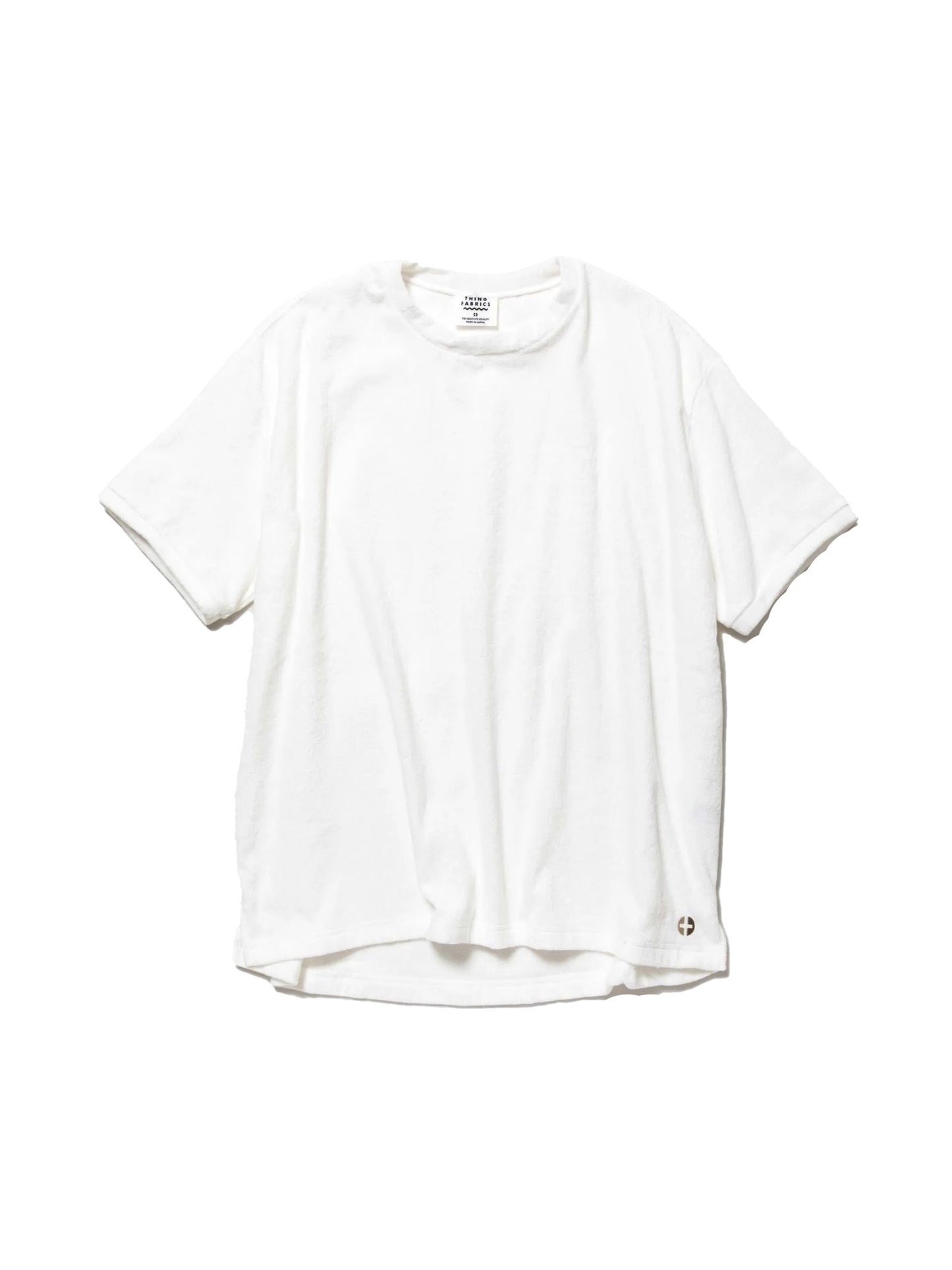 【THING FABRICS - シングファブリックス】2mm Pile T-Shirt / WHITE(Tシャツ/ホワイト)