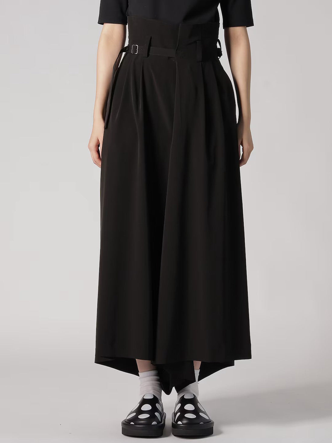 【Y's.... - ワイズビー】TA/PE SUPER VIYON TUSSER BAGGY PANTS / BLACK(パンツ/ブラック)