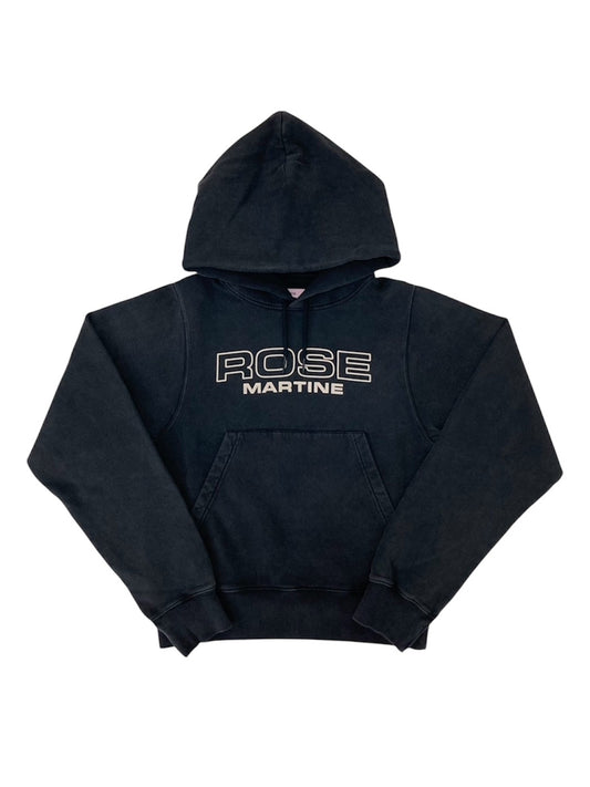 【Martine Rose  - マーティンローズ】SHRUNKEN HODIE / BLACK (パーカー/ブラック)