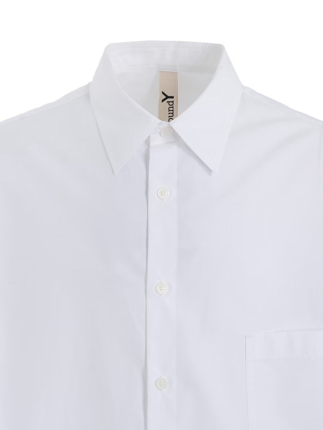 【Ground Y - グラウンドワイ】COTTON BROADCLOTH STANDARD BIG SHIRT / WHITE(シャツ/ホワイト)