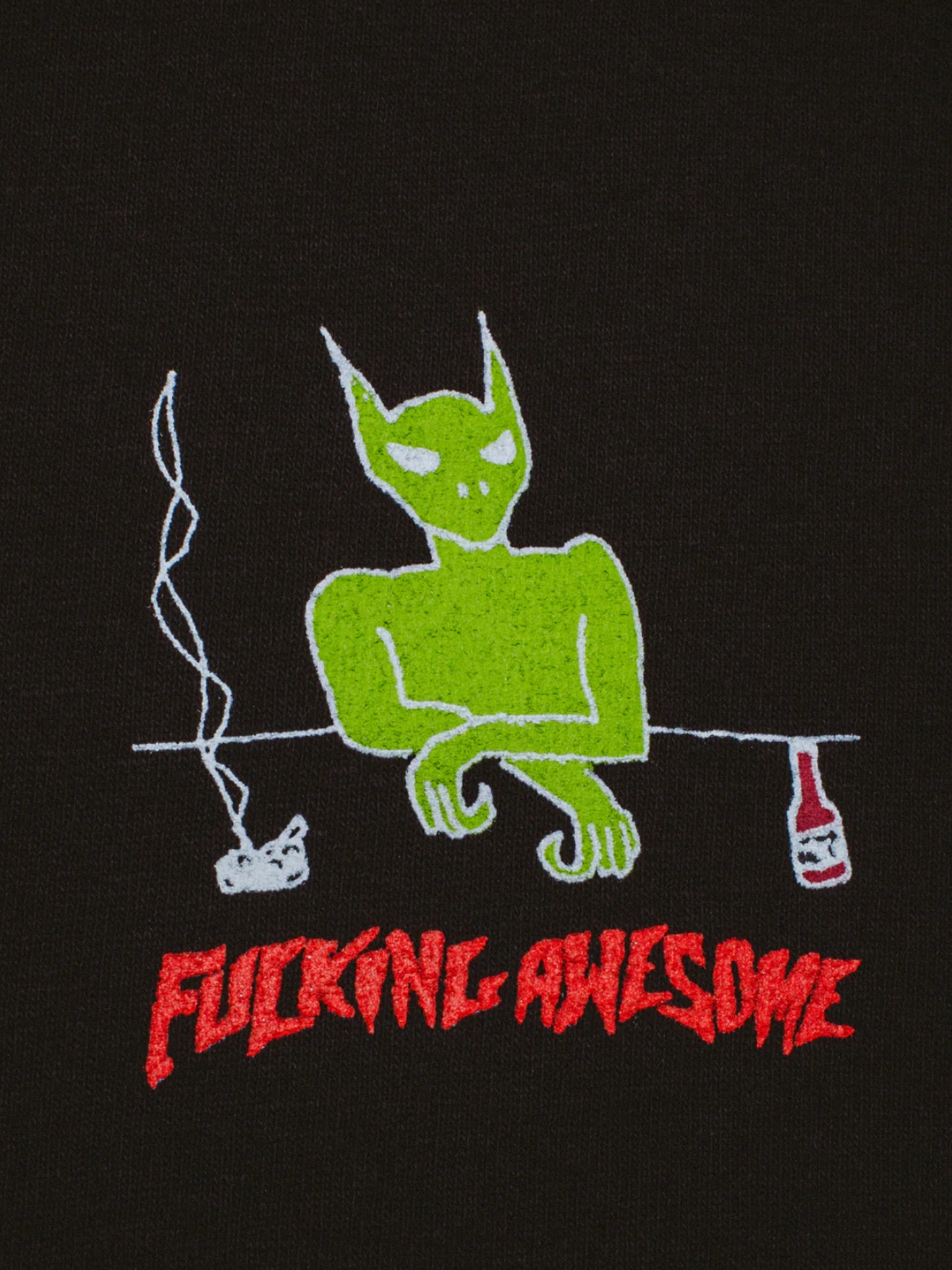 【Fucking Awesome- ファッキングオーサム】DRUNK AND SAD LONG SLEEVE TEE / Black (ロングスリーブTシャツ/ブラック)
