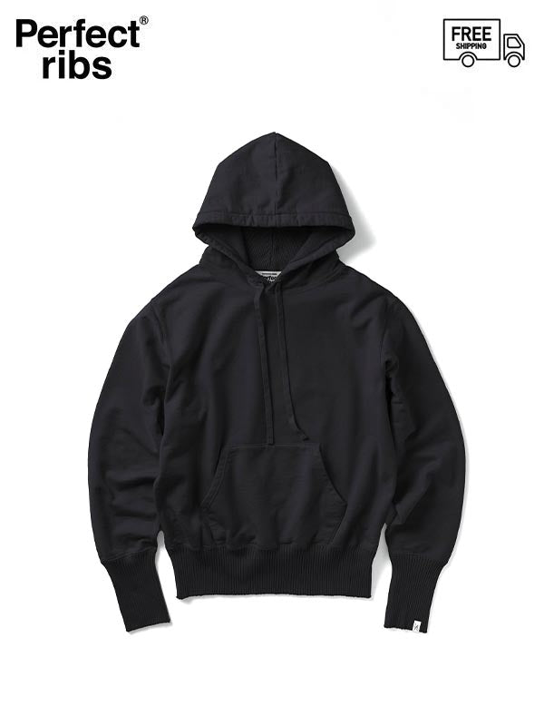 【Perfect ribs® - パーフェクトリブス】Basic Hoodie / BLACK (パーカー/ブラック)