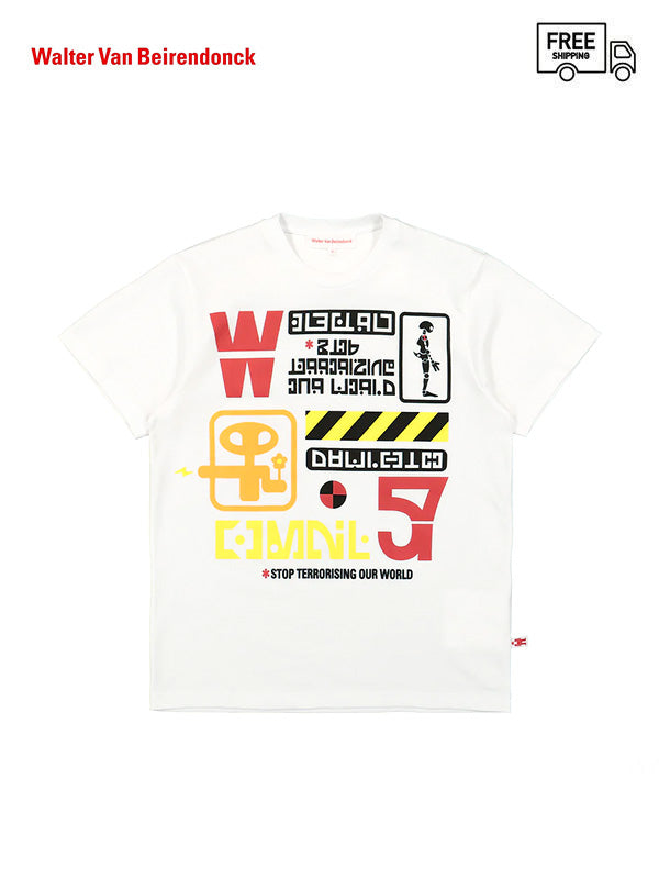 【Walter Van Beirendonck- ウォルターヴァンベイレンドンク】Electric-T / WHITE (Tシャツ/ホワイト)