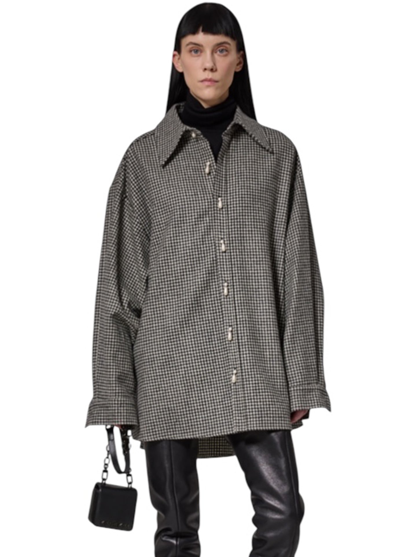 【KIMHEKIM - キムヘキム】Ariel Oversized Shirt / BLACK(シャツ/ブラック)