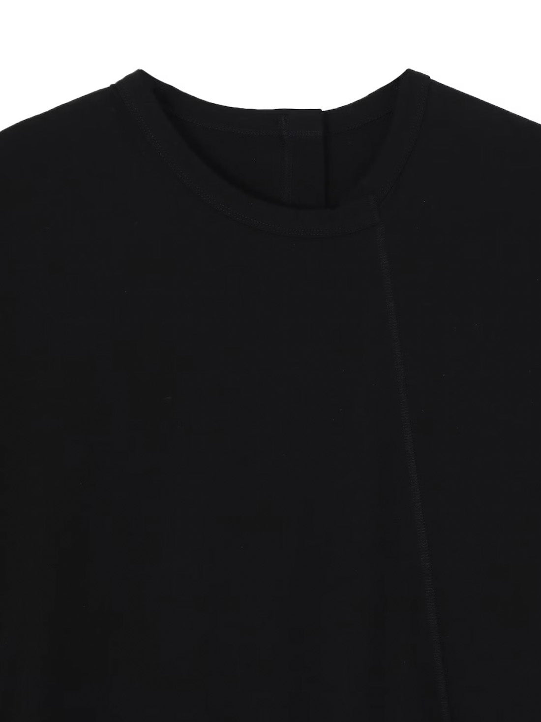 【Ground Y - グラウンドワイ】COTTON JERSEY TUCKED JUMBO T-SHIRT SHORT SLEEVES /BLACK(Tシャツ/ブラック)