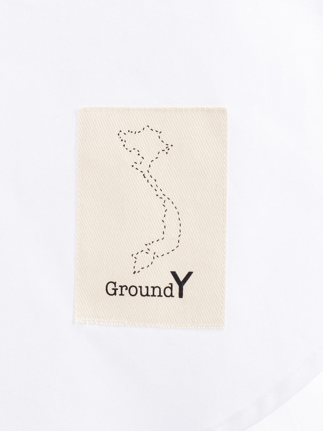【Ground Y - グラウンドワイ】COTTON BROADCLOTH STANDARD BIG SHIRT / WHITE(シャツ/ホワイト)