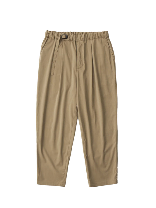 【White Mountaineering - ホワイトマウンテニアリング】1TUCK BELTED PANTS / BEIGE (パンツ/ベージュ)