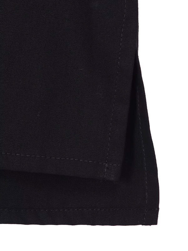 【Y's for men-ワイズフォーメン】40 BROAD DOUBLE COLLAR BIG SHIRT(シャツ/ブラック)