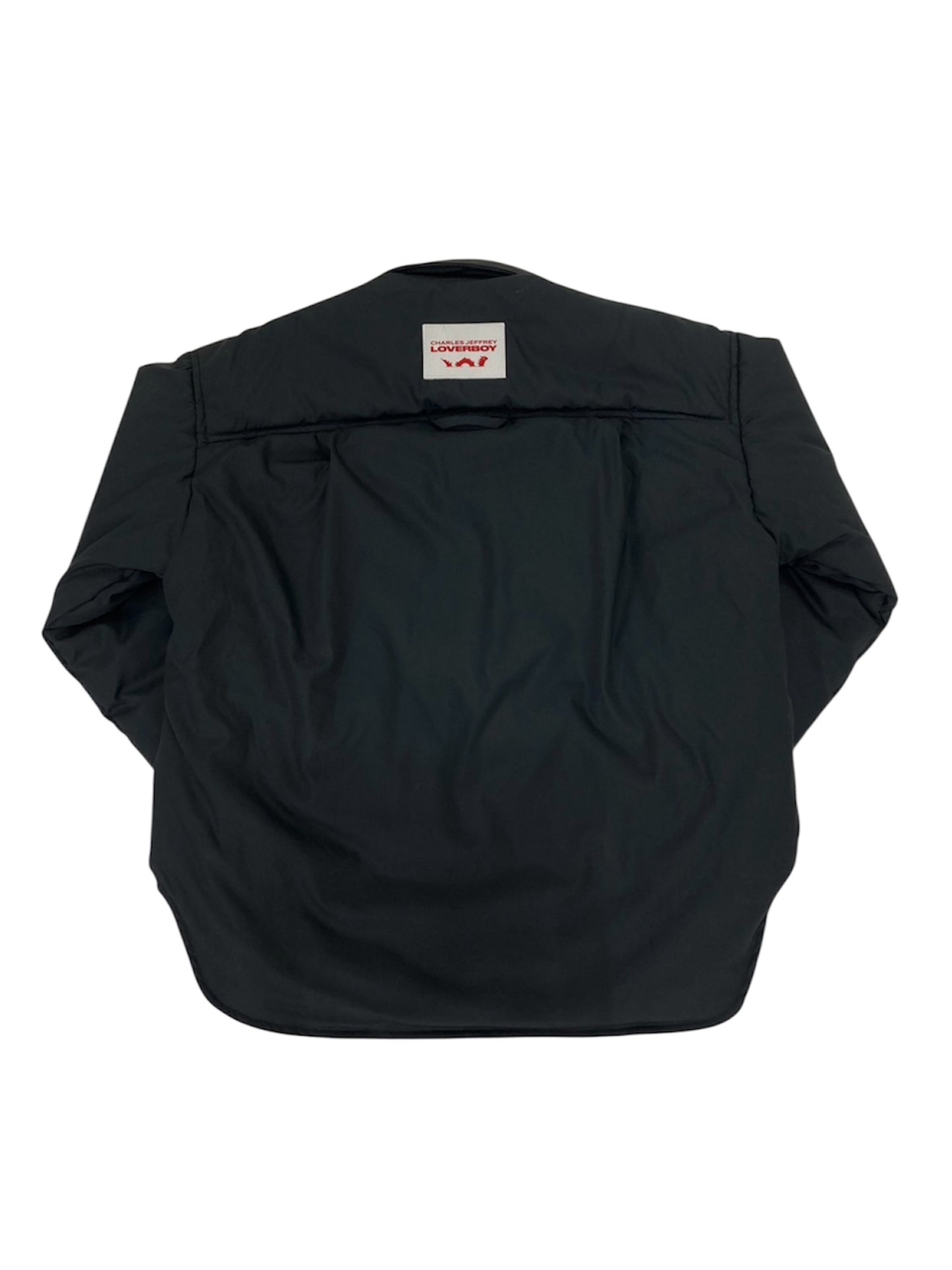 【Charles Jeffrey Loverboy - チャールズ ジェフリー ラバーボーイ】PUFFER SHIRT / BLACK (ブルゾン/ブラック)