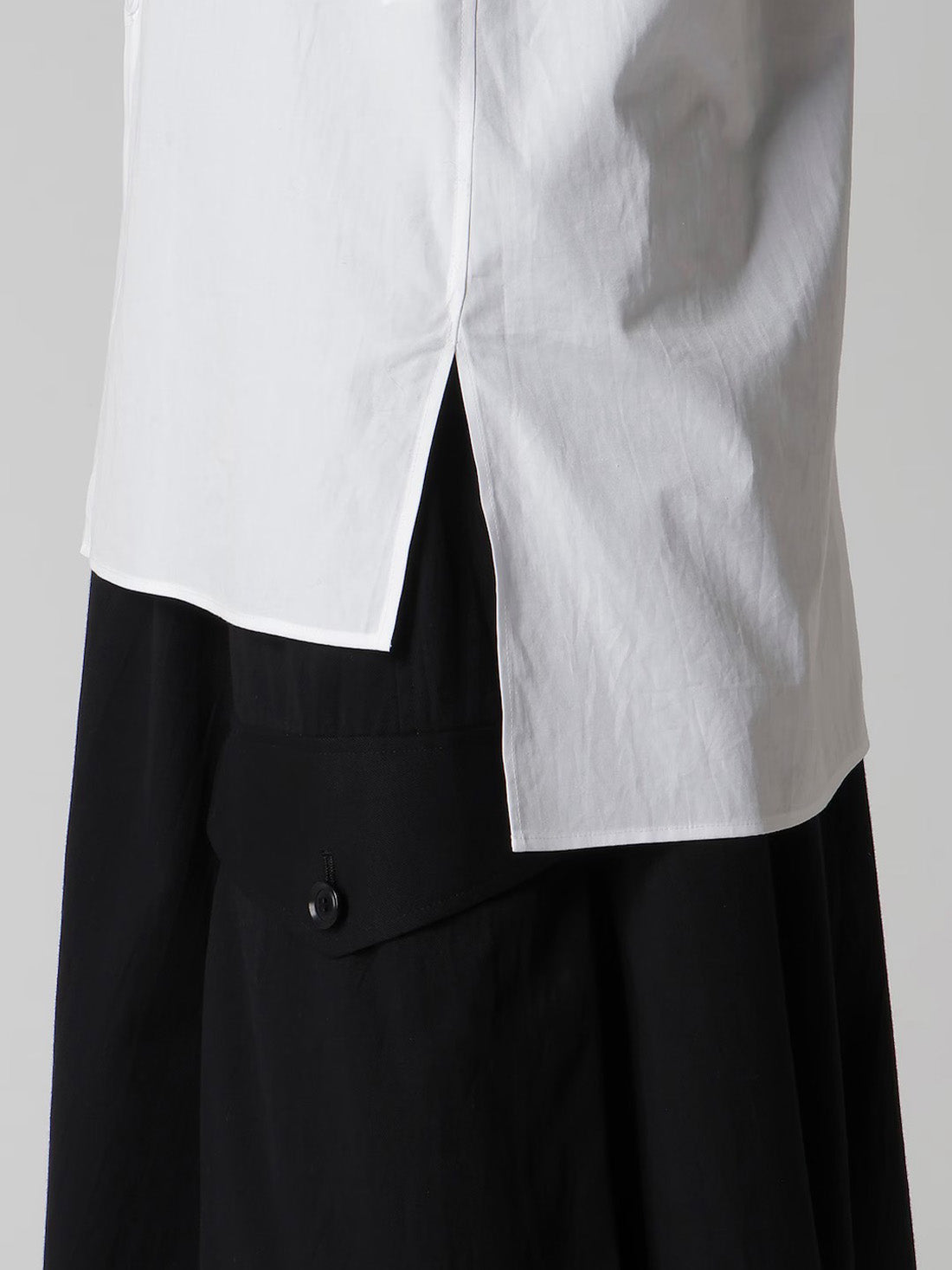 【Y's - ワイズ】100/2 BROAD SAILOR COLLAR BLOUSE /WHITE(シャツ/ホワイト)
