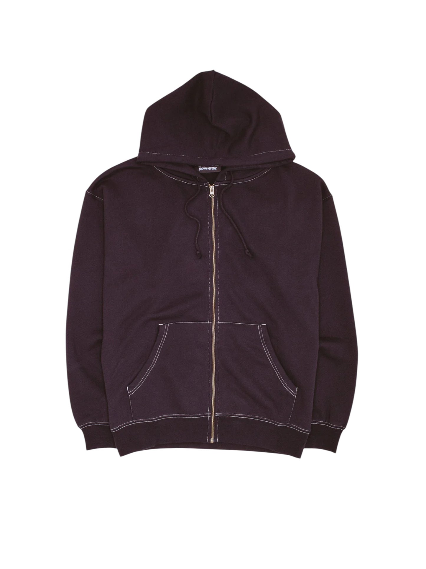 【Fucking Awesome- ファッキングオーサム】CONTRAST STITCH HOODIE / BLACK (フーディー/ブラック)