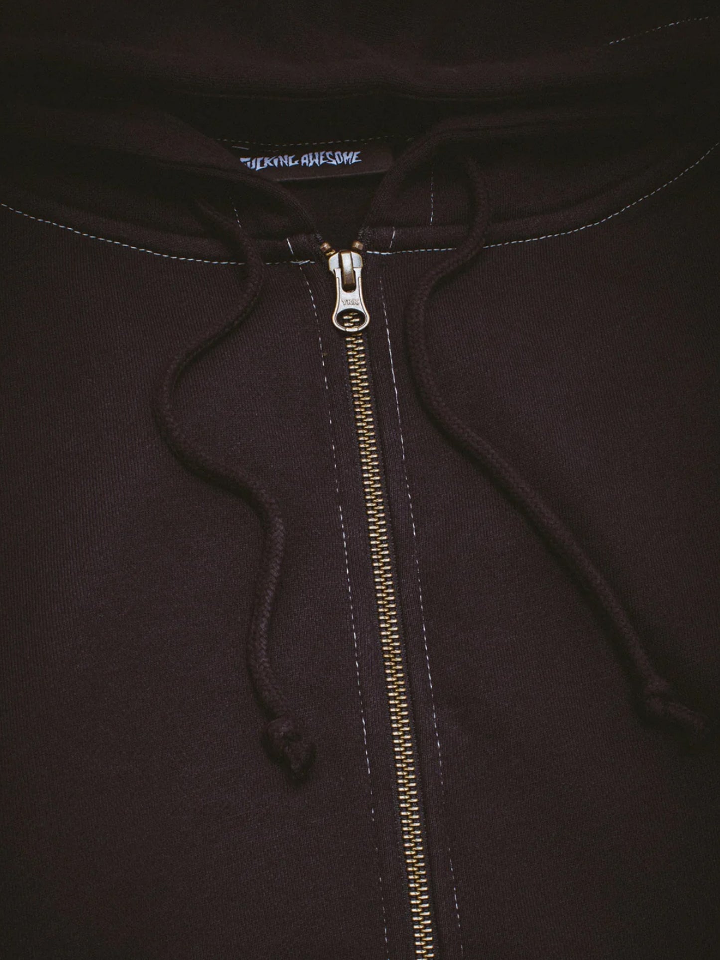 【Fucking Awesome- ファッキングオーサム】CONTRAST STITCH HOODIE / BLACK (フーディー/ブラック)