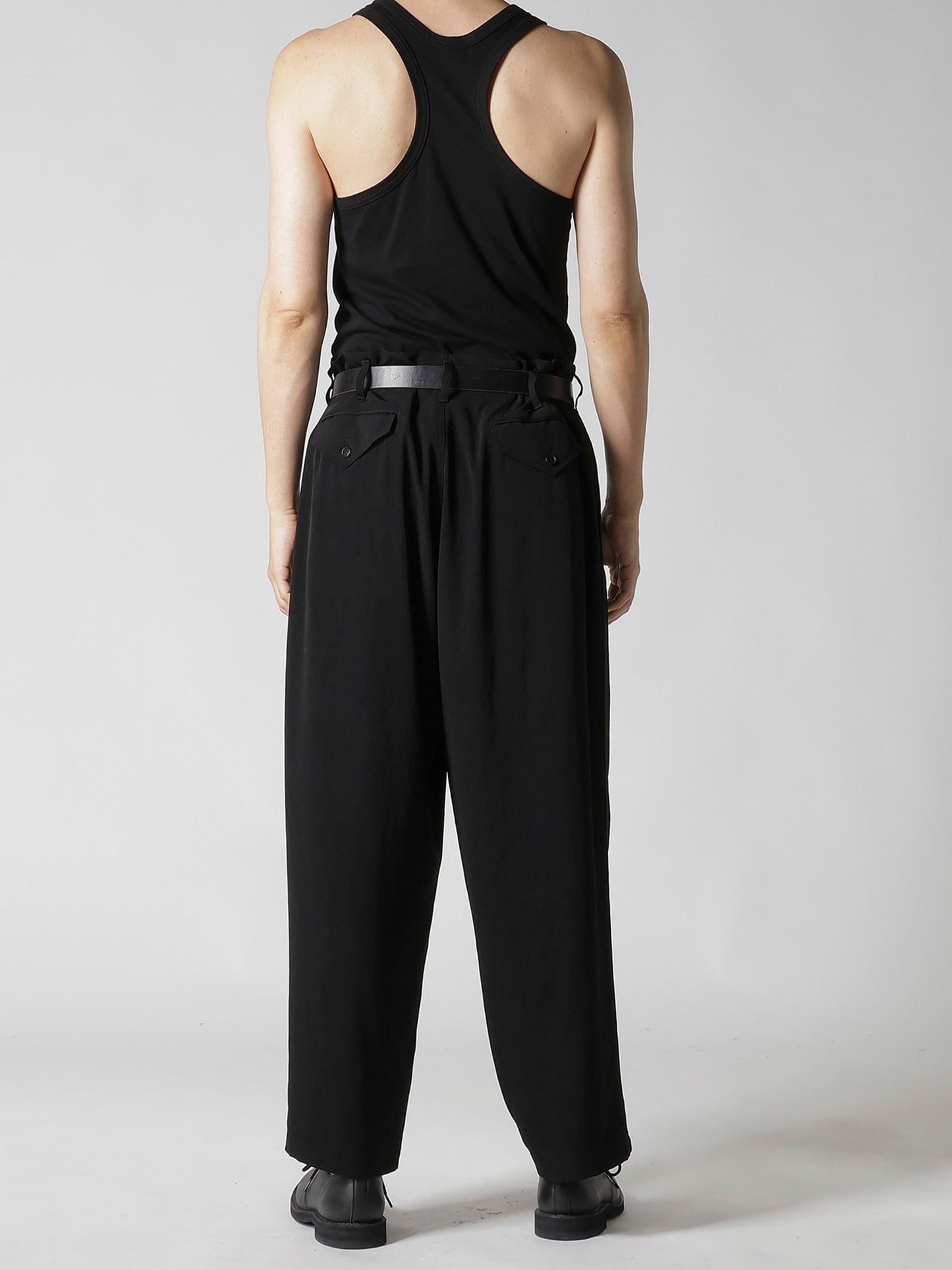 【Y's for men-ワイズフォーメン】TA TUXEDO PANTS WITH SIDE TAPE(パンツ/ブラック)