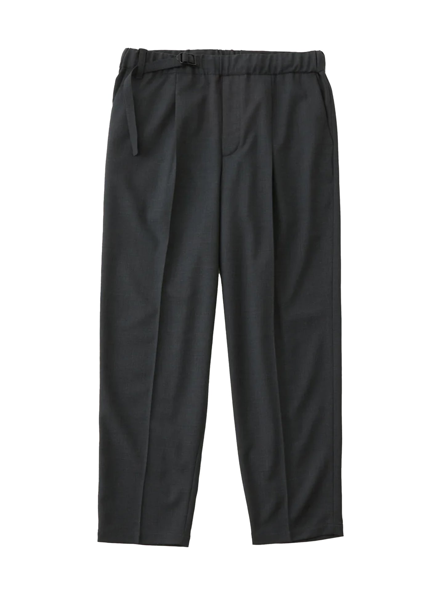 【White Mountaineering - ホワイトマウンテニアリング】STRETCH TWILL 1 TUCK PANTS/CHARCOAL (パンツ/チャコール)