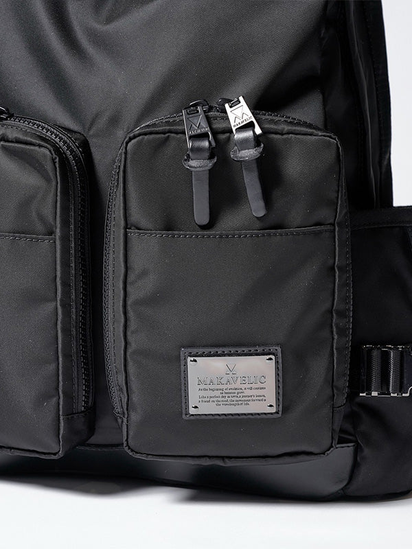 【MAKAVELIC - マキャべリック】ESSENTIAL DAYPACK / BLACK (バッグ/ブラック)