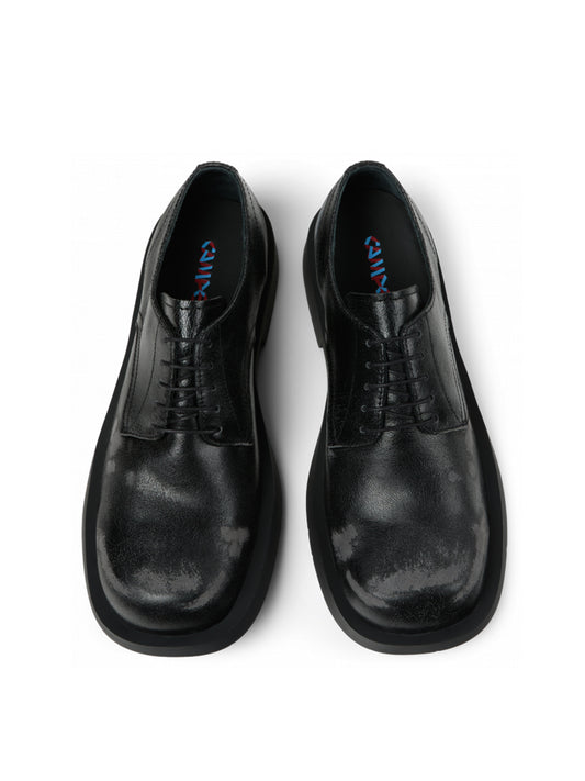 【CAMPER LAB  - カンペールラボ】MIL 1978 / BLACK LEATHER SHOES (シューズ/ブラック)