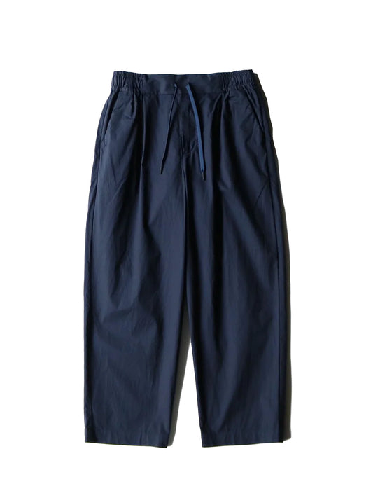 【White Mountaineering - ホワイトマウンテニアリング】2 TUCKED WIDE PANTS / NAVY (パンツ/ネイビー)