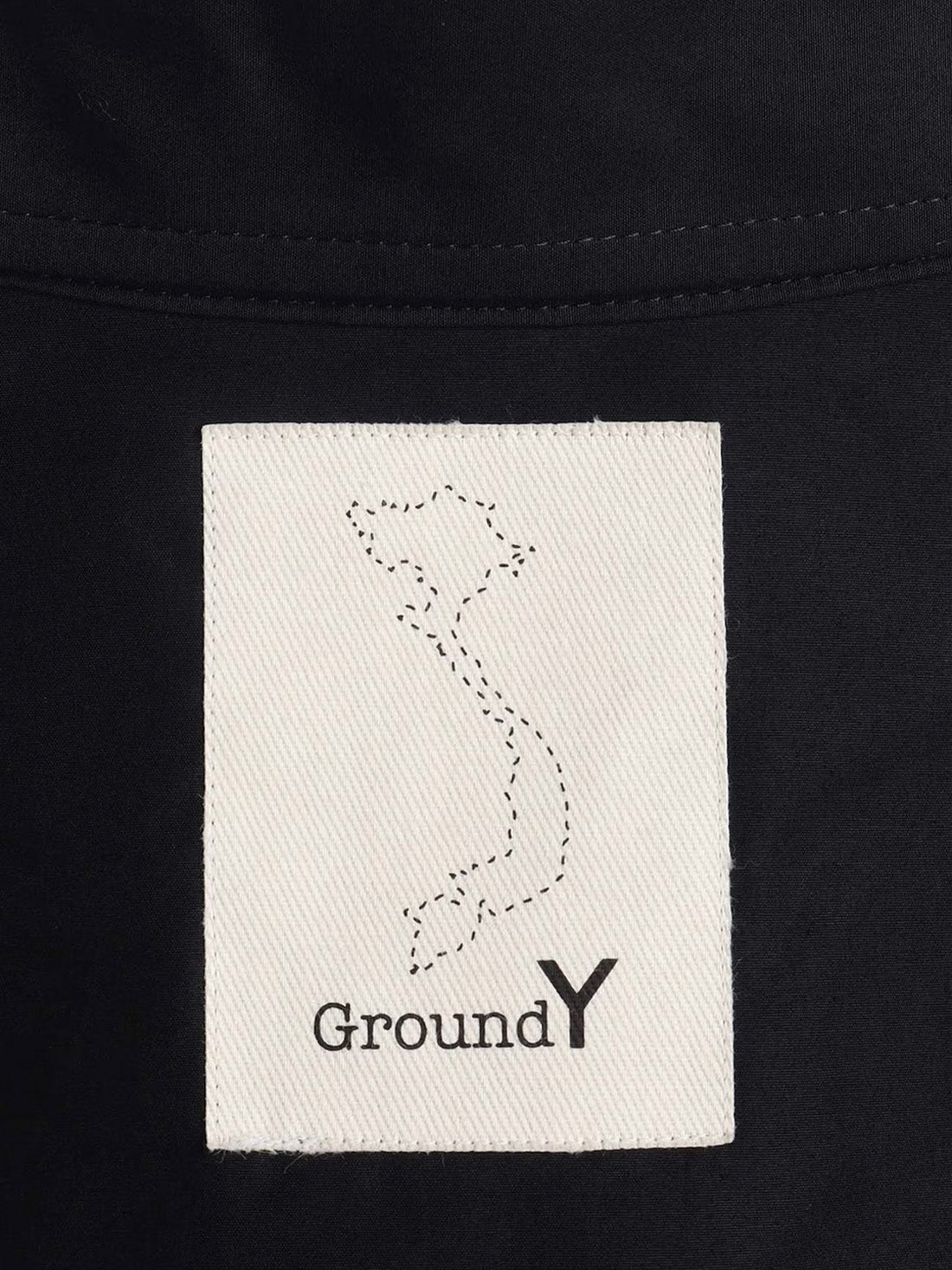 【Ground Y - グラウンドワイ】COTTON BROADCLOTH STANDARD BIG SHIRT / BLACK(シャツ/ブラック)