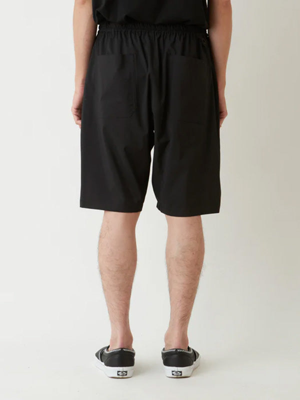 【White Mountaineering - ホワイトマウンテニアリング】WIDE SHORT PANTS / BLACK(ショーツ/ブラック)