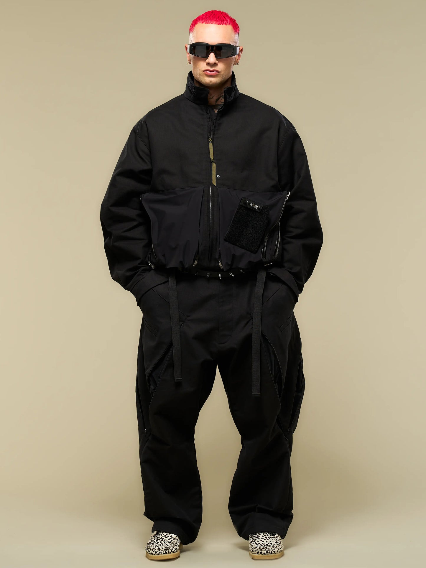 【ACRONYM - アクロニウム】P55-KI / Cotton Web Belt Vent Pants Gen. 1.1 / BLACK (パンツ/ブラック)