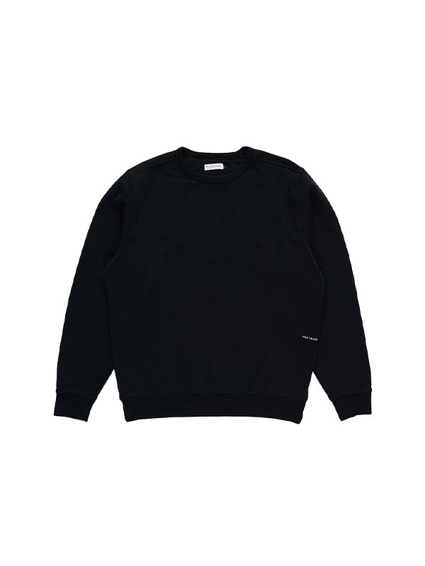 【POP TRADING COMPANY - ポップ トレーディング カンパニー】LOGO CREWNECK SWEAT / BLACK (スウェット/ブラック)