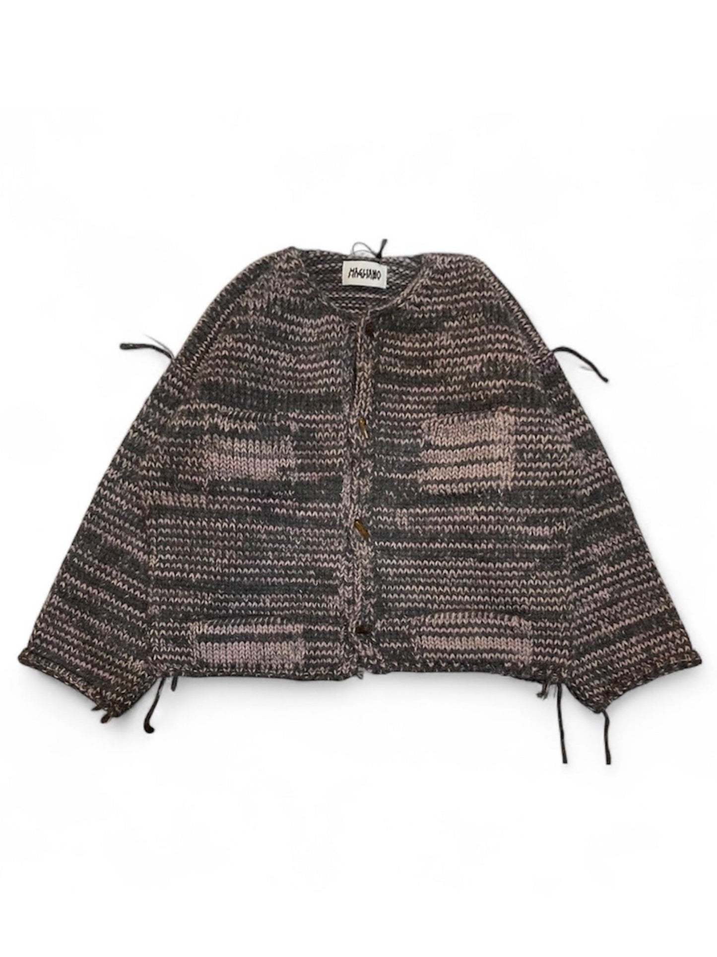 【MAGLIANO - マリアーノ】FREAKY KNITTED ROUNDNECK / GREY(カーディガン/グレー)