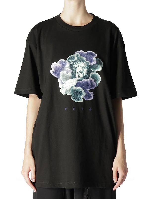 【Y's.... - ワイズビー】PRINT T-SHIRT B / BLACK(Tシャツ/ブラック)