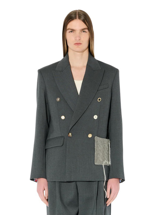 【Charles Jeffrey Loverboy - チャールズ ジェフリー ラバーボーイ】EDINBURGH JACKET / GREY (ジャケット/グレー)