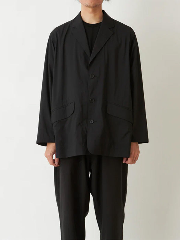 【White Mountaineering - ホワイトマウンテニアリング】3B LAPELED JACKET / BLACK(ジャケット/ブラック)