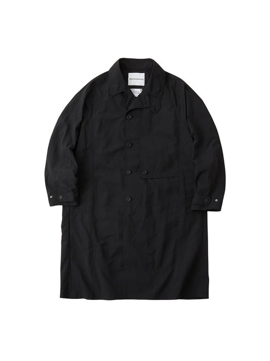 【White Mountaineering - ホワイトマウンテニアリング】BALMACAAN COAT / BLACK(コート/ブラック)