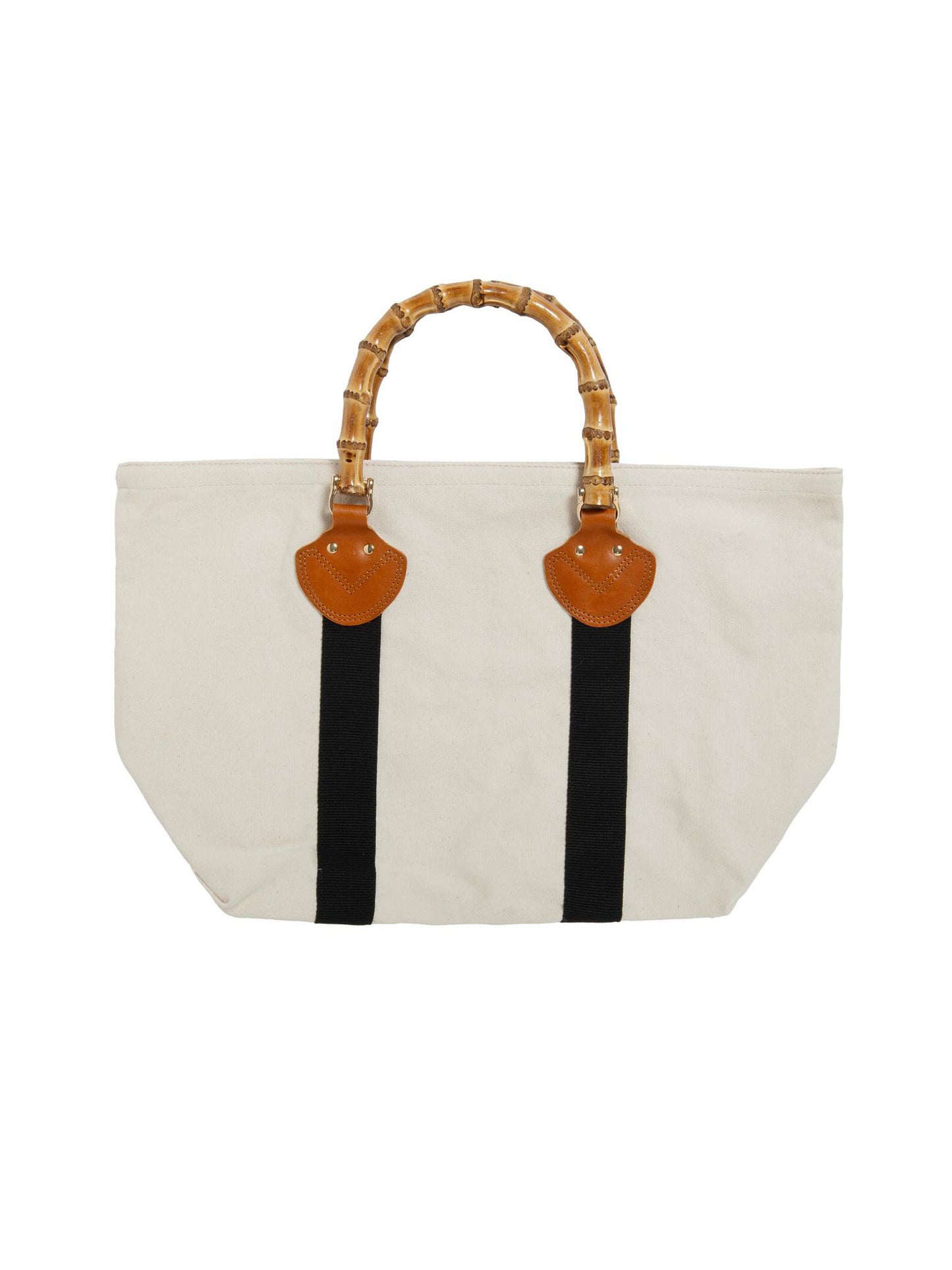 【NEXUS Ⅶ -ネクサスセブン】BAMBOO B&T TOTE / WHITE&BLACK(バッグ/ホワイト&ブラック)