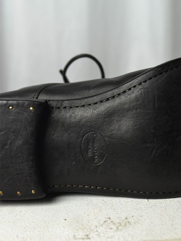 【Christian Peau - クリスチャンポー】SOM 901 Derby Shouse "Cow Leather" / Black(外羽根/シューズ)