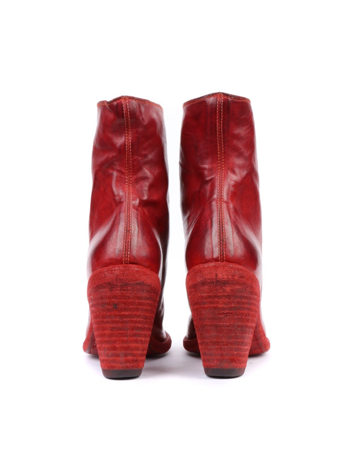 【GUIDI - グイディ】3006FZ / BABY CALF FULL GRAIN(ブーツ/レッド)