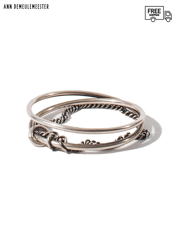 ANN DEMEULEMEESTER - アン ドゥムルメステール】Chain Double Bangle(バングル) –  union-onlinestore