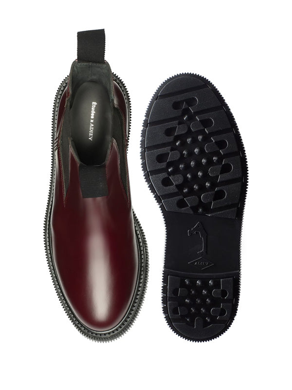 【ADIEV - アデュー】Type 146 Chelsea Boots(ブーツ/ボルドー)