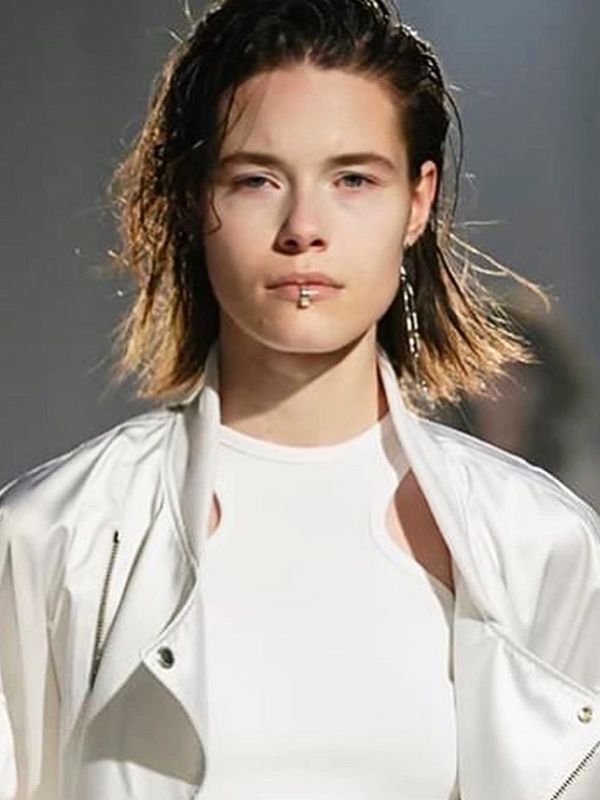 【JOHN LAWRENCE SULLIVAN - ジョンローレンスサリバン】LIPS x EAR CUFF LOGO / SILVER(リング/シルバー)