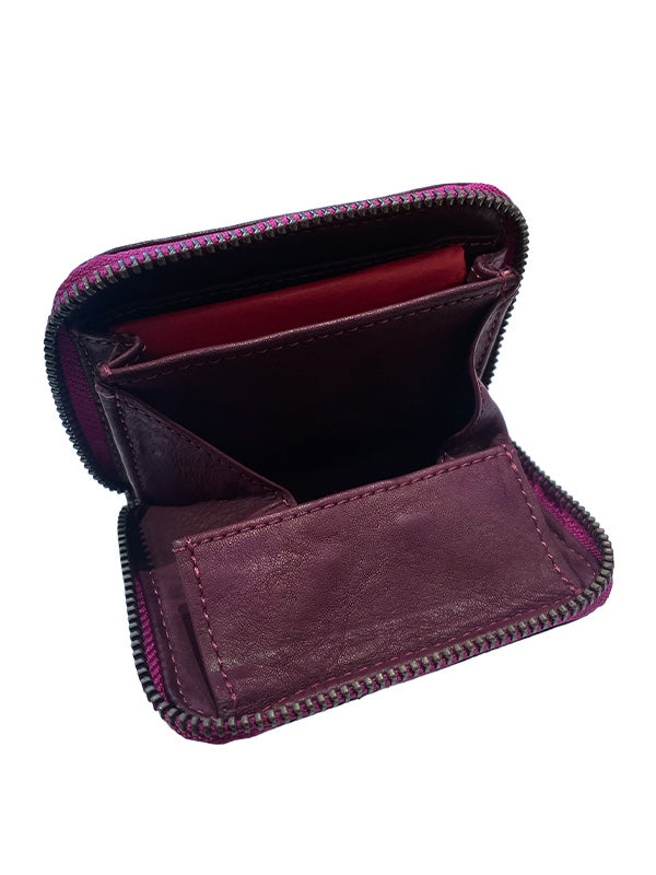 【Christian Peau - クリスチャンポー】CP COIN CASE S "Python Leather"/ PURPLE(財布)