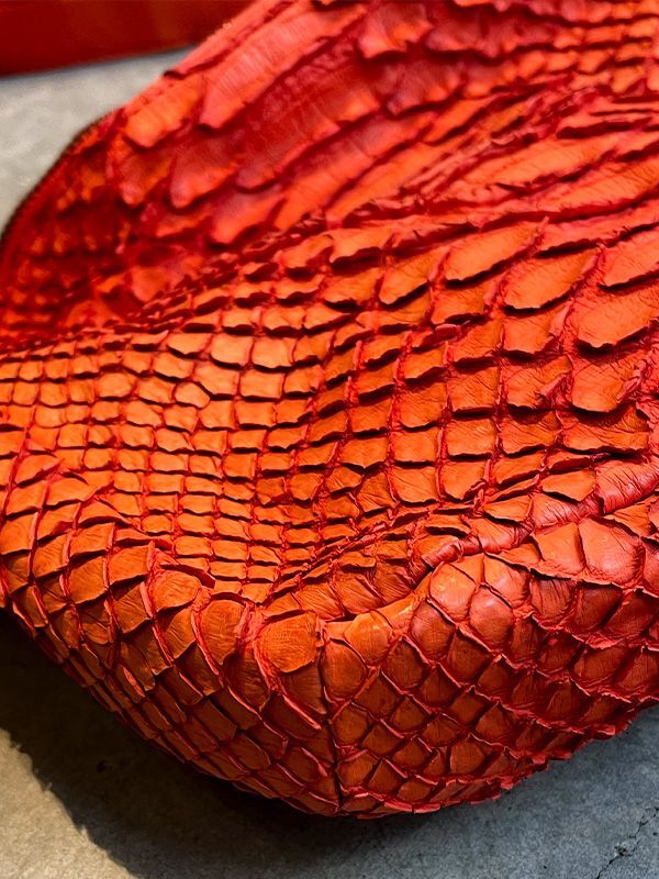 【Christian Peau - クリスチャンポー】CP SHOULDER BAG "Python Leather"/ MARIGOLD(バッグ)