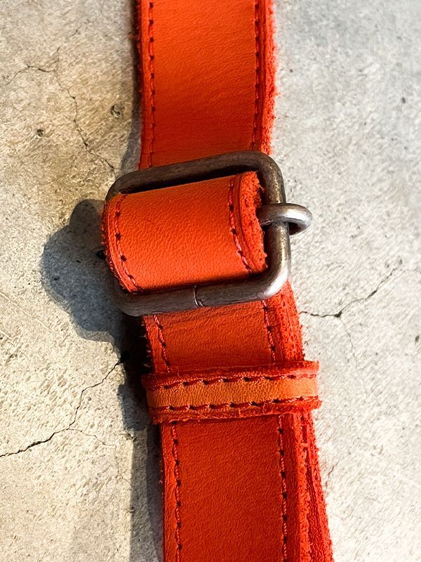 【Christian Peau - クリスチャンポー】CP SHOULDER BAG "Python Leather"/ MARIGOLD(バッグ)